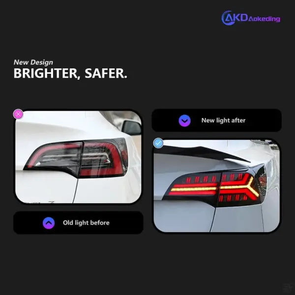 Car Styling Tail lamp light for Tesla Model 3 Tail Lights