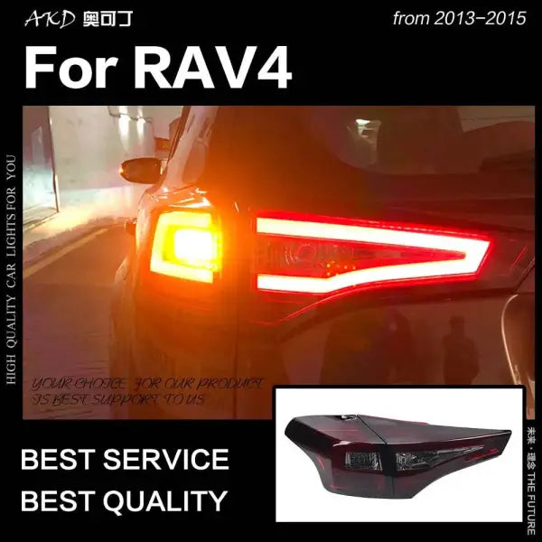 Car Styling Tail lamp light for Toyota RAV4 Tail Lights