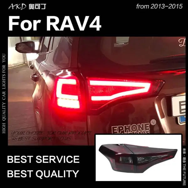 Car Styling Tail lamp light for Toyota RAV4 Tail Lights