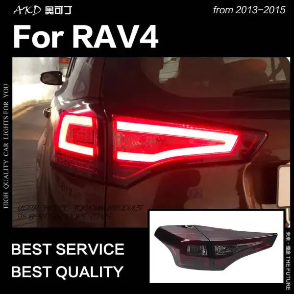 Car Styling Tail lamp light for Toyota RAV4 Tail Lights