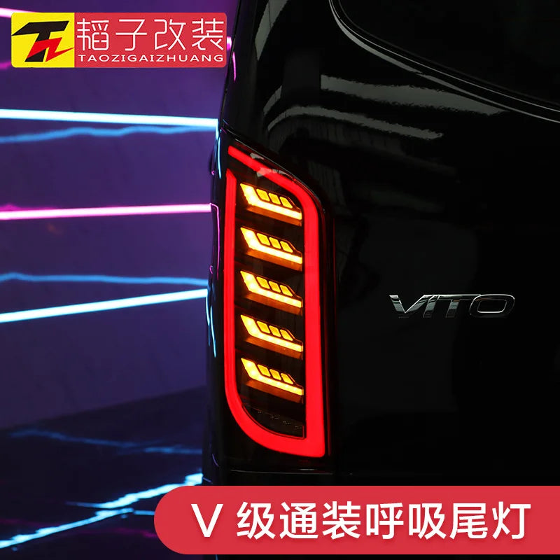 Car Styling Tail Lamp for Vito Tail Lights 2014-2021 V260 LED Tail Light W447 DRL Dynamic Signal Brake Reverse