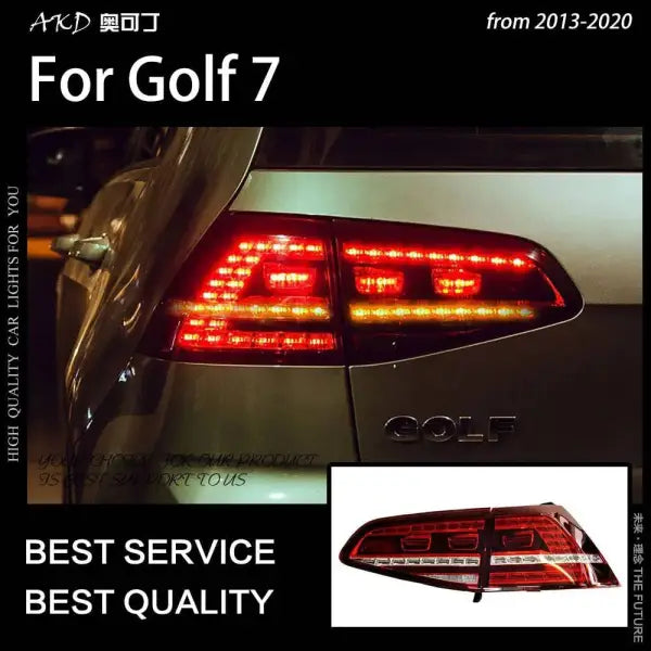 Car Styling Tail lamp light for VW Golf 7 Tail Lights