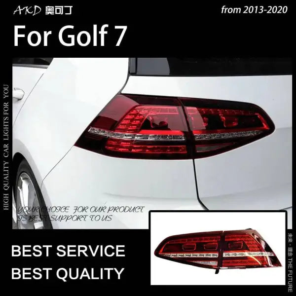 Car Styling Tail lamp light for VW Golf 7 Tail Lights