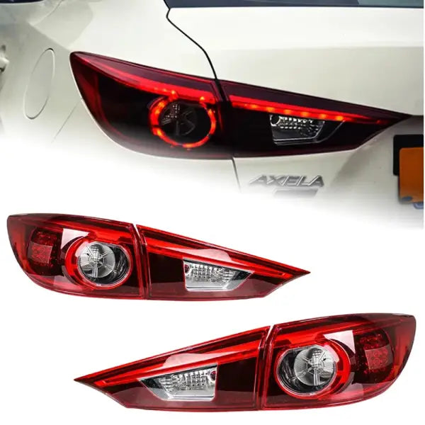 Car Styling Tail Lamp for Mazda 3 Axela LED Tail Light 2014-2018 Mazda 3 Rear Fog Brake Turn Signal Auto Accessories