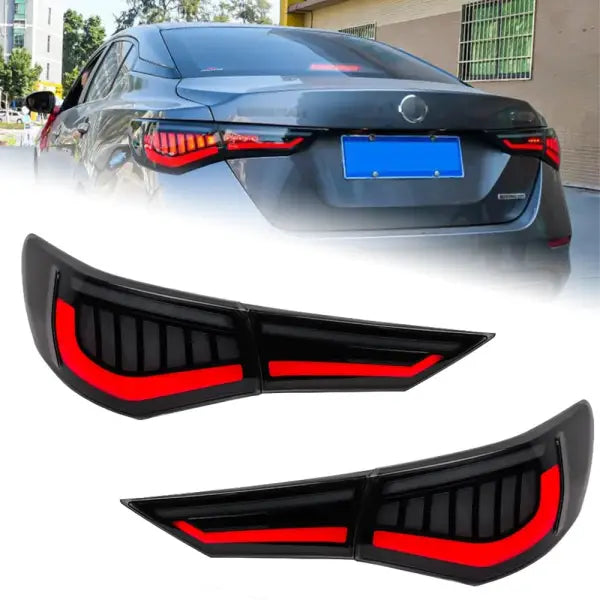 Car Styling Tail Lamp for Nissan Sylphy LED Tail Light 2019-2022 Sylphy Rear Fog Brake Turn Signal