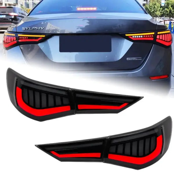 Car Styling Tail Lamp for Nissan Sylphy LED Tail Light 2019-2022 Sylphy Rear Fog Brake Turn Signal