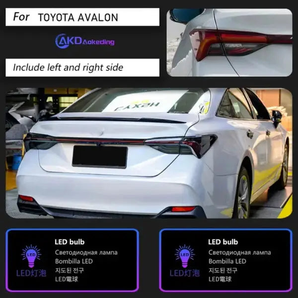 Car Styling Tail Lamp for Toyota Avalon Tail Lights 2018-2023 Avalon LED Tail Light Dynamic Signal Rear Lamp Auto Accesories