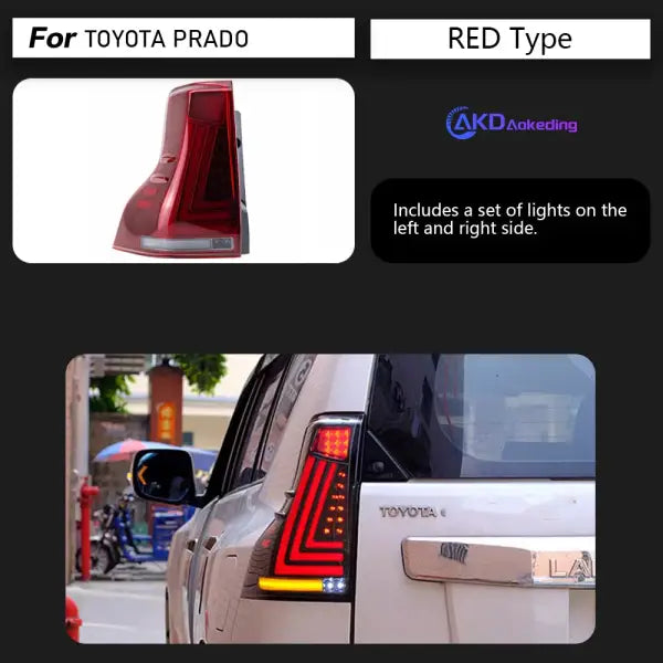 Car Styling Tail Light for Prado 2700 4000 Tail Lights 2010-2020 Prado LC150 LED Tail Lamp GX460 DRL Signal