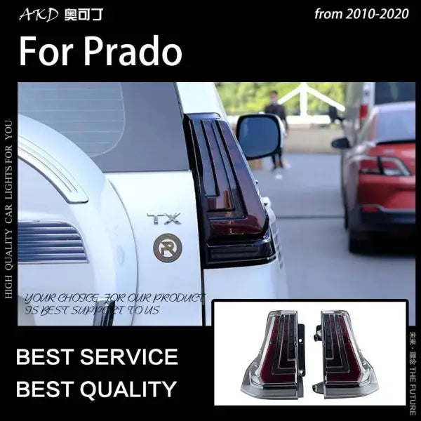 Car Styling Tail Light for Prado Tail Lights 2010-2020