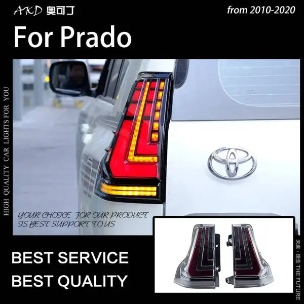 Car Styling Tail Light for Prado Tail Lights 2010-2020