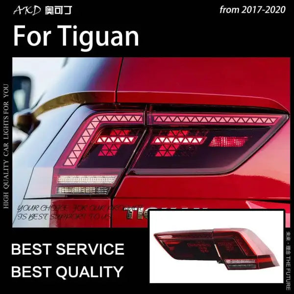 Car Styling Taillight for Tiguan Tail Lights 2017-2020 New