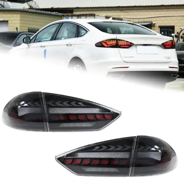 Car Stylingfor Ford Mondeo LED Tail Light 2019-2021 Fusion Tail Lights Rear Fog Brake Turn Signa