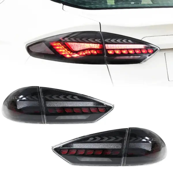 Car Stylingfor Ford Mondeo LED Tail Light 2019-2021 Fusion Tail Lights Rear Fog Brake Turn Signa