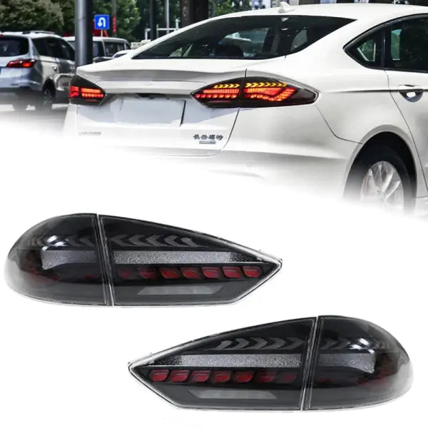 Car Stylingfor Ford Mondeo LED Tail Light 2019-2021 Fusion Tail Lights Rear Fog Brake Turn Signa