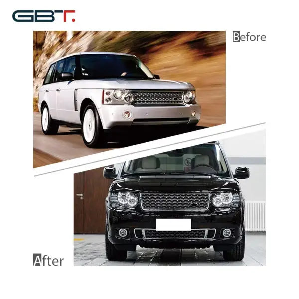 Car Upgrade Body Kit Facelift Vogue Model Front/Rear Bumper Grilles for 2005-2012 Land Rovers Range Rovers Vogue