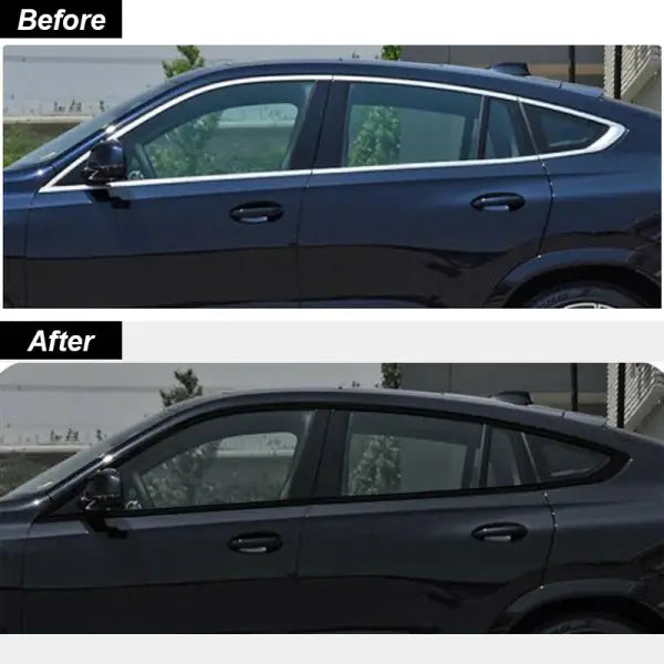 Car Window Sill Trim Kit for X6 G06 X7 G07 to MBM Style Exterior Body Windows Sill Molding Strip Black