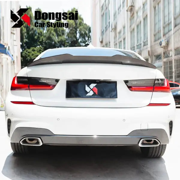 Carbon Fiber PSM Style Rear Trunk Lip Tail Wing Ducktail Spoiler for BMW 3 Series G20 320I 335I 340I G80 M3 2019+