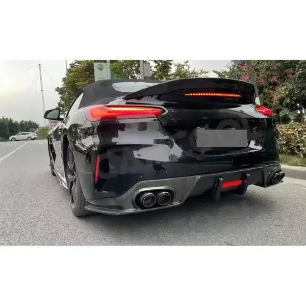 Carbon Fiber Rear Bumper Lip Diffuser for BMW Z4 G29 2019 2020 2021 Rear Bumper Lip Extension Car