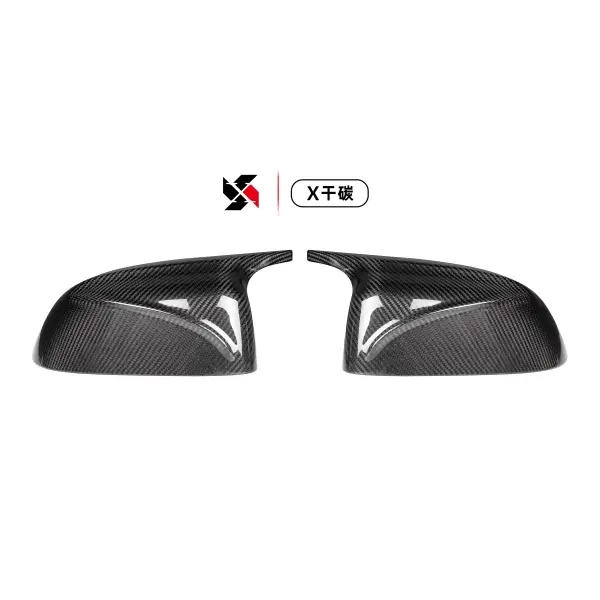 Carbon Fiber Side Door Rear View M Look Wing Mirror Covers Caps for BMW X3 G01 X4 G02 X5 G05 X6 G06 X7 G07 G08 2018+