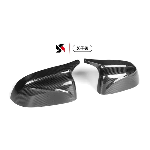 Carbon Fiber Side Door Rear View M Look Wing Mirror Covers Caps for BMW X3 G01 X4 G02 X5 G05 X6 G06 X7 G07 G08 2018+