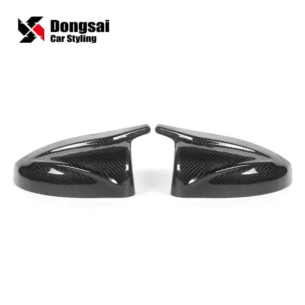 Carbon Fiber Side View M Look Wing Mirror Housing Caps Covers for Audi A3 S3 RS3 8V 8P 2013+