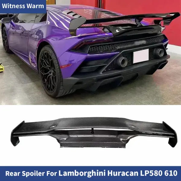 Carbon Fiber Tail Wing for Lamborghini Huracan LP580 LP610