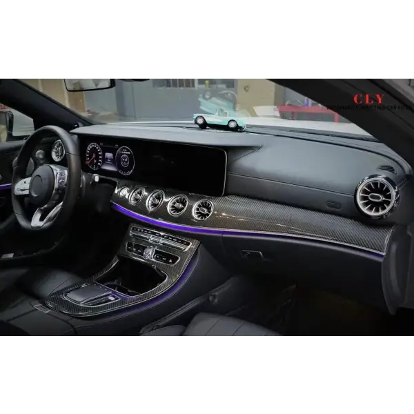 Carbon Interior for Mercedes Benz W213 W238 C238 E Class E63 AMG Coupe Sedan Dry Carbon Fiber Interiors Car Interior