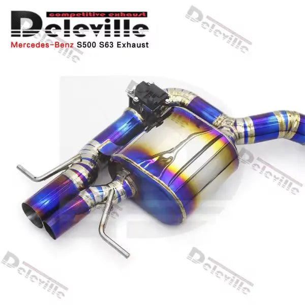 Catback Exhaust for Mercedes-Benz S500/S63 AMG W222 5.5T 2014-2017 Escape Valvetronic Exhaust Titanium Pipe Muffler