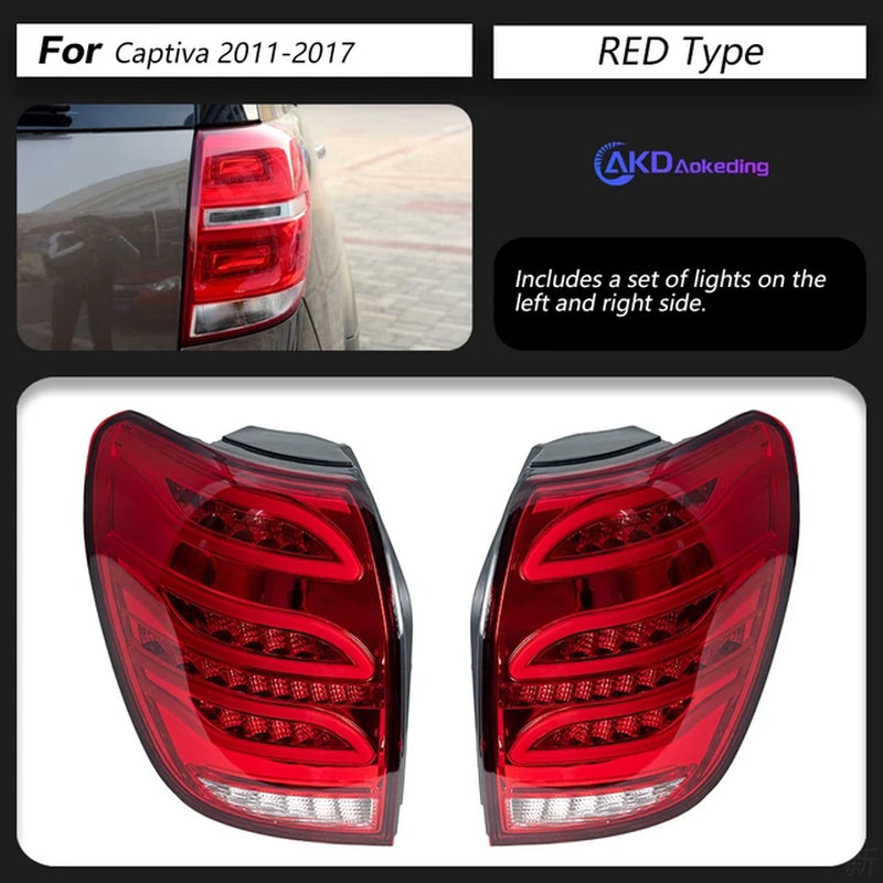 Chevrolet Captiva Tail Lights 2008-2017 Captiva LED Tail Lamp LED DRL Signal Brake Reverse