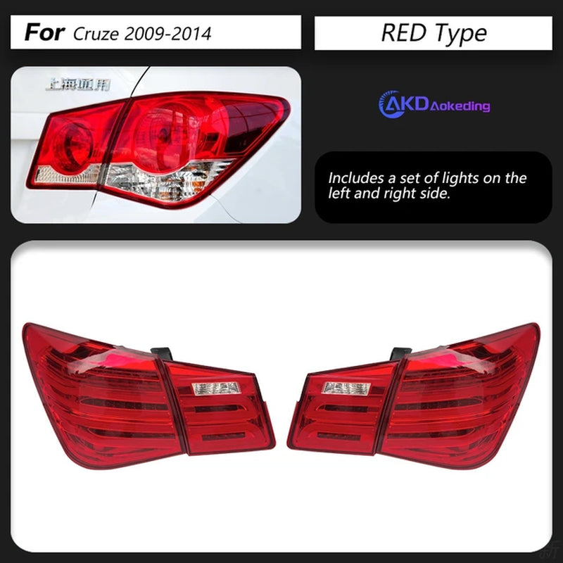 Chevrolet Cruze Tail Lights 2009-2016 Cruze LED Tail Lamp DRL Dynamic Signal Brake Reverse