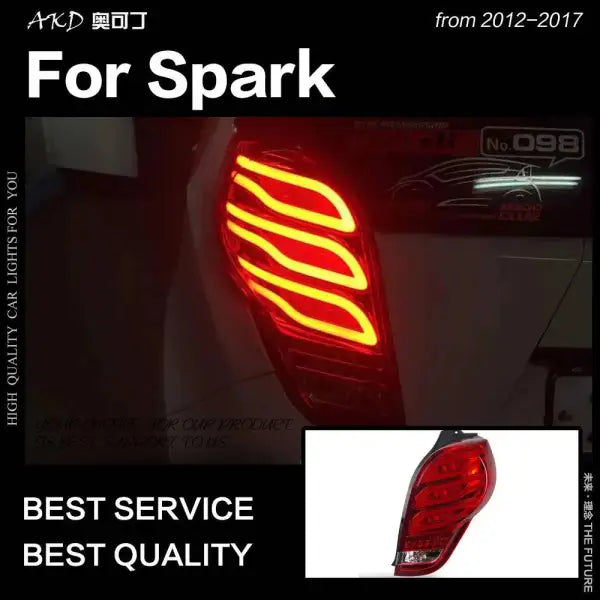 Chevrolet Spark Tail Lights 2012-2017 New Spark LED Tail