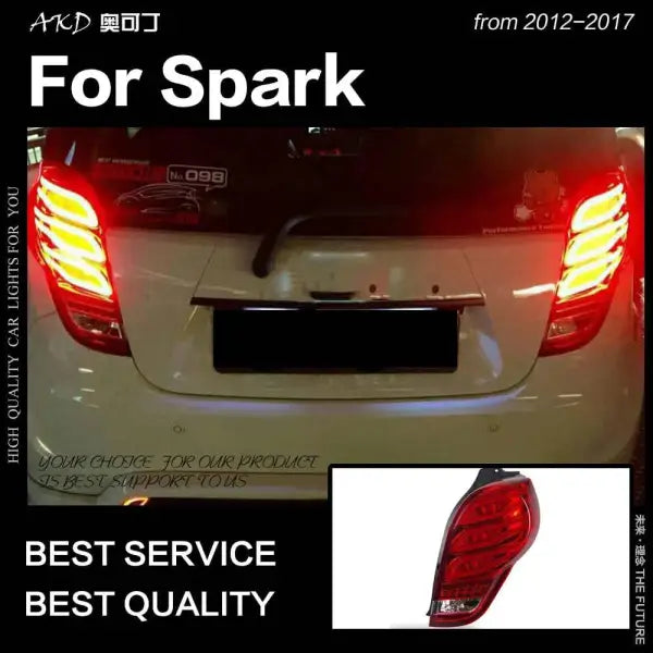 Chevrolet Spark Tail Lights 2012-2017 New Spark LED Tail