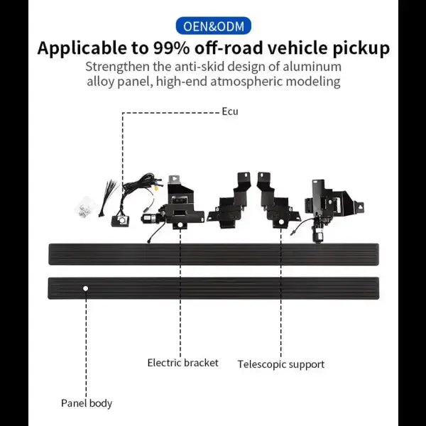 Chinese Suv Other Exterior All Black Aluminium Threshold