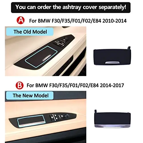 Car Craft 7 Series F02 Ashtray Compatible With Bmw 7 Series Ashtray 7 Series F02 2009-2012 Black Right Old 51429168640R F02 - CAR CRAFT INDIA