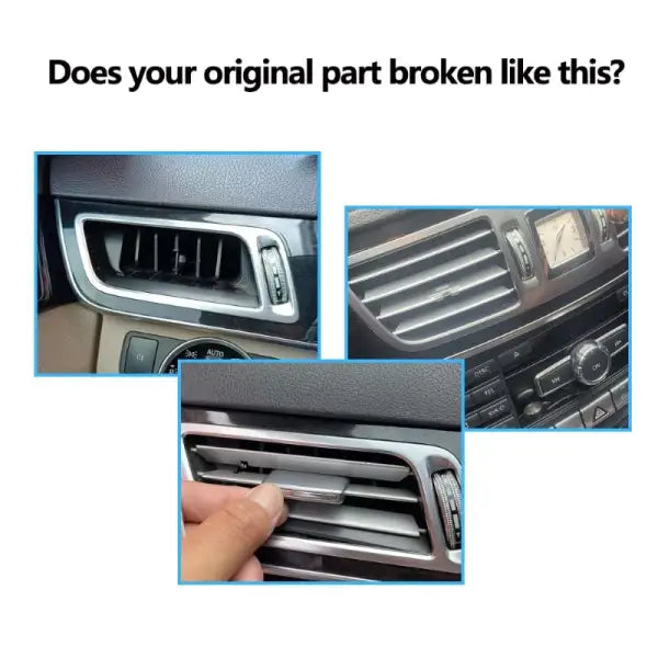 Car Craft E Class Ac Vent Compatible With Mercedes E Class Ac Vent E Class W212 2014-2016 Repair Kit Left - CAR CRAFT INDIA