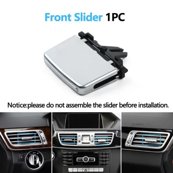 Car Craft E Class Ac Vent Compatible With Mercedes E Class Ac Vent E Class W212 2014-2016 Slider - CAR CRAFT INDIA
