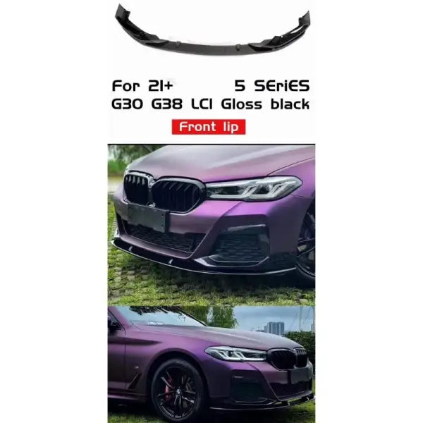 Car Craft Front Bumper Lip Compatible With Bmw 5 Series G30