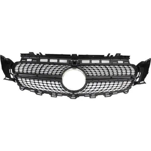 Car Craft Front Bumper Grill Compatible With Mercedes Benz E Class W213 2016-2021 Front Bumper Grill W213 Grill Diamond Silver - CAR CRAFT INDIA