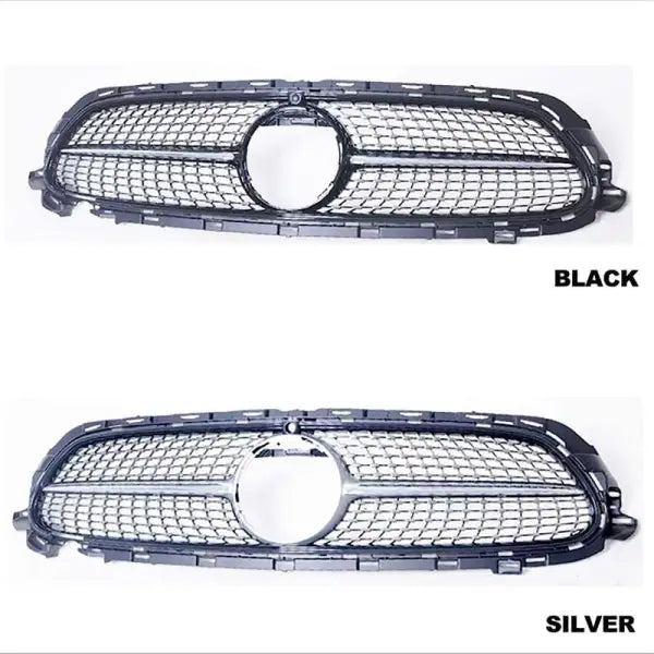 Car Craft Front Bumper Grill Compatible With Mercedes Benz E Class W213 Lci 2021-2023 Front Bumper Grill Panamericana Gt Sports W213 Grill Diamond Black Lci Amg Sports - CAR CRAFT INDIA