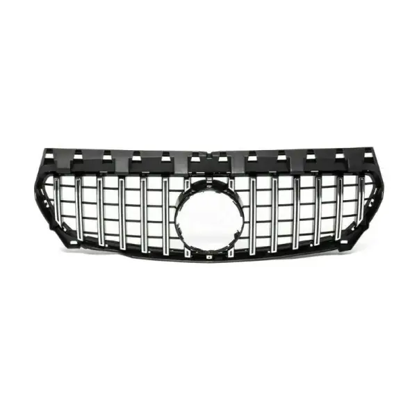 Car Craft Front Bumper Grill Compatible With Mercedes Benz Cla W117 2014-2019 Front Bumper Grill W117 Grill Gtr Silver - CAR CRAFT INDIA