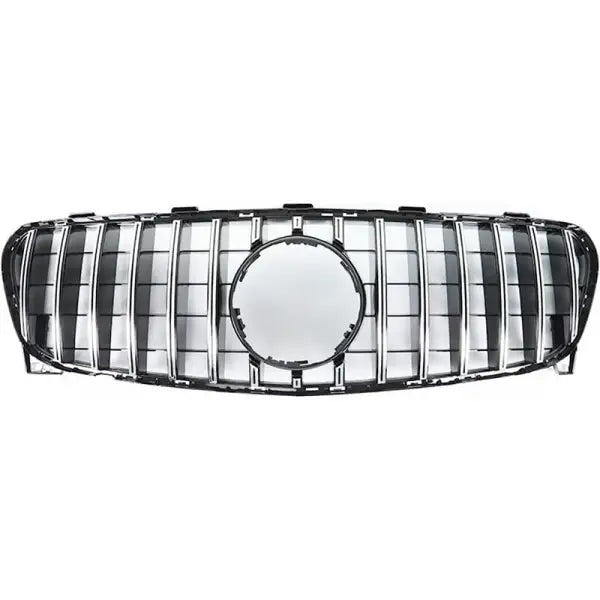 Car Craft Front Bumper Grill Compatible With Mercedes Gla W156 X156 2017-2020 Front Bumper Panamericana Grill W156 Grill Gtr Silver Lci - CAR CRAFT INDIA