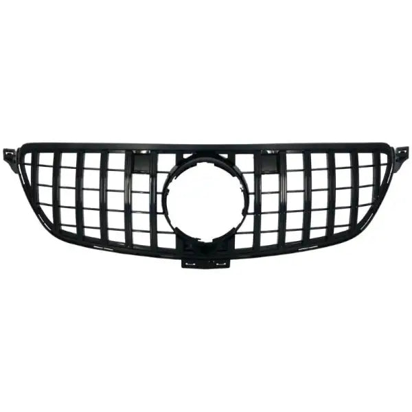 Car Craft Front Bumper Grill Compatible With Mercedes Ml W166 X166 2012-2016 Front Bumper Panamericana Grill W166 Grill Gtr Black Ml - CAR CRAFT INDIA