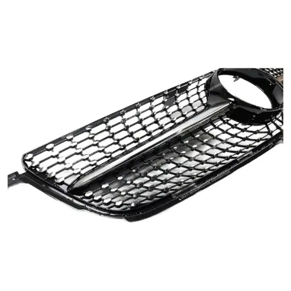 Car Craft Front Bumper Grill Compatible With Mercedes Ml W166 X166 2012-2016 Front Bumper Panamericana Grill W166 Grill Diamond Black Ml - CAR CRAFT INDIA