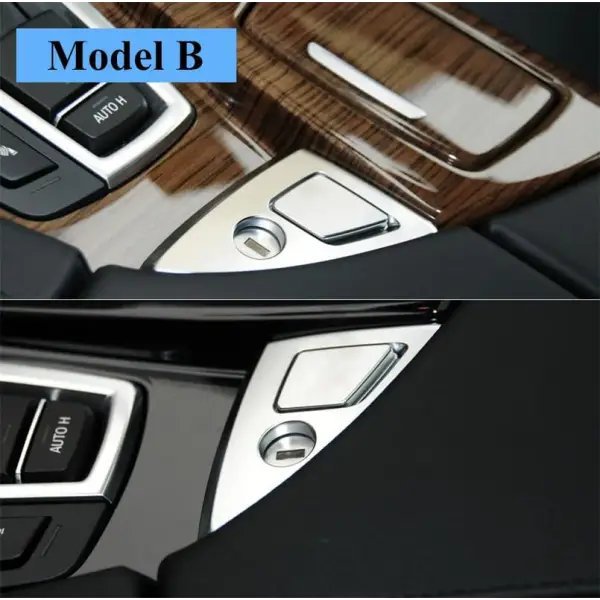 Car Craft Glove Box Armrest Lock Cover Compatible With Bmw 5