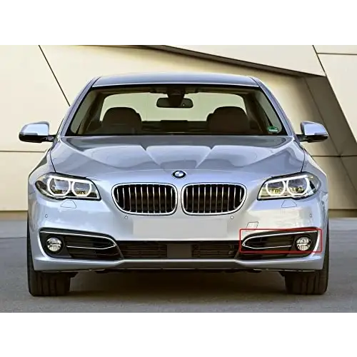 Car Craft Fog Lamp Grill Cover Strip Compatible With Bmw 5