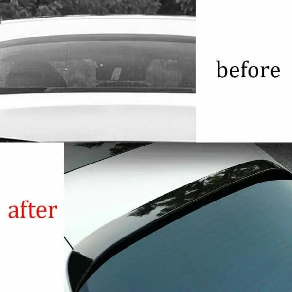 Car Craft Roof Rear Spoiler Compatible with Mercedes C Class