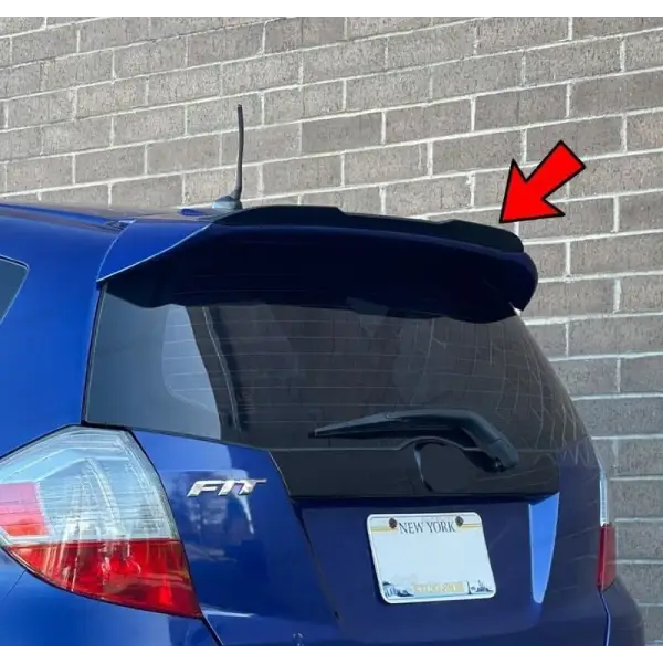 Car Craft Roof Wing Rear Spoiler Compatible with Honda Jazz