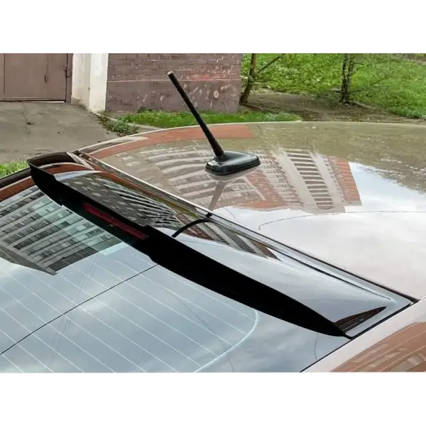 Car Craft Roof Wing Rear Spoiler Compatible with Skoda Rapid