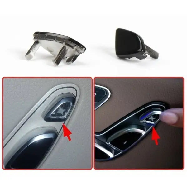 Car Craft Seat Adjusment Button Cover Headrest Button Cover