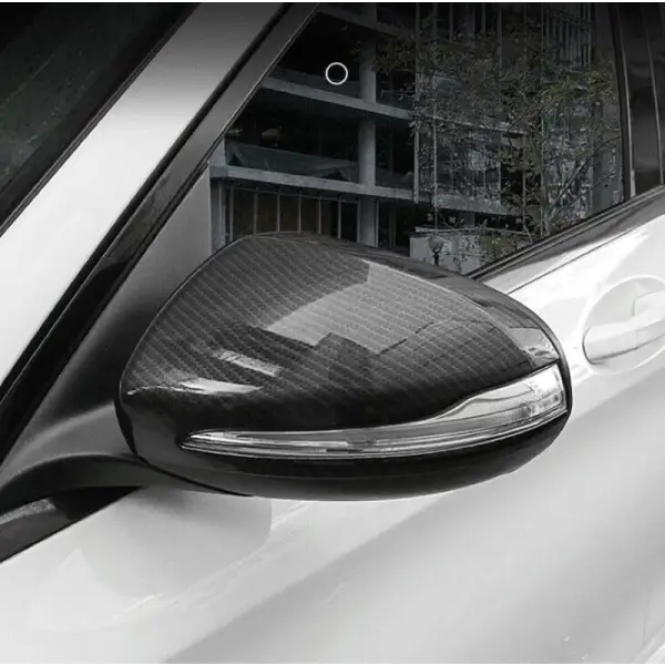 Car Craft Side Mirror Cover Compatible With Mercedes Benz C